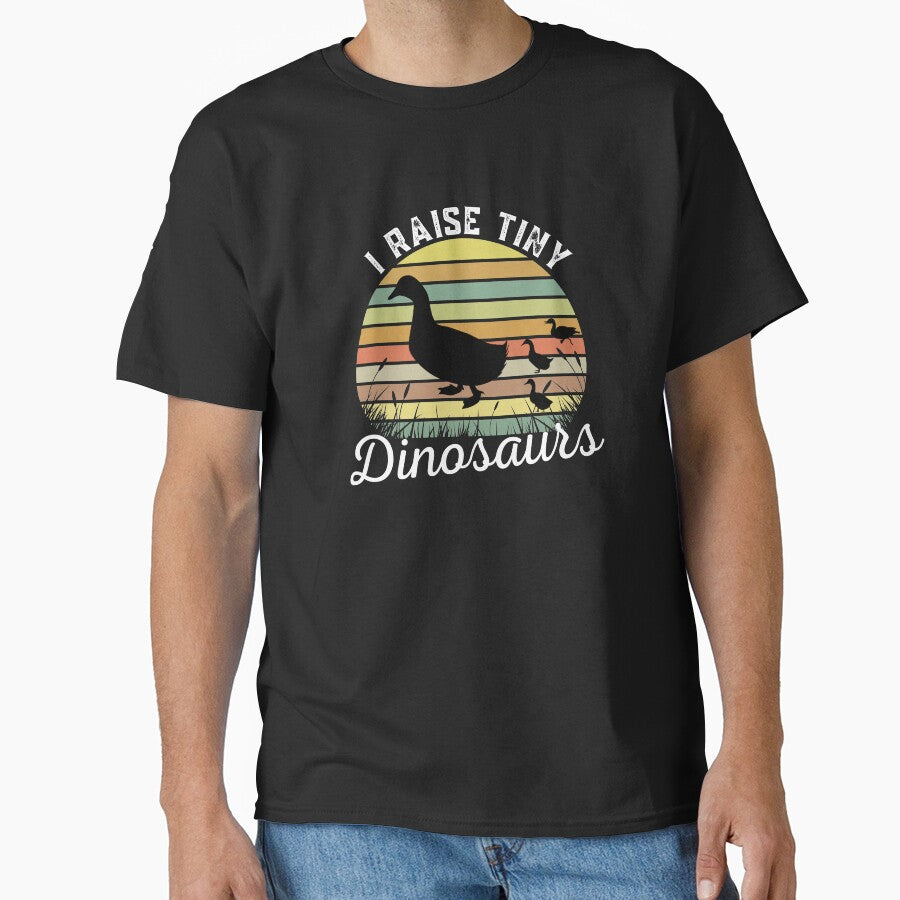 I Raise Tiny Dinosaurs Funny Duck Lover Classic T Shirt
