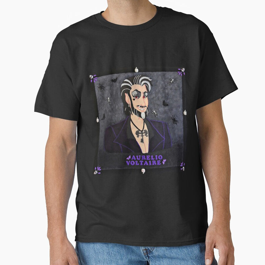 Aurelio Voltaire In Don Bluths Art Style Classic T Shirt