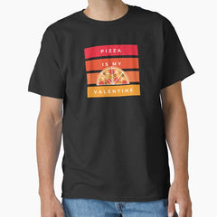 Pizza Is My Valentine - Vintage Design Classic T-Shirt