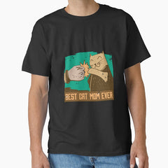 Best Cat Mom Ever, The Coolest Cat Dad Ever, Best Cat Dad Ever, Classic T-Shirt