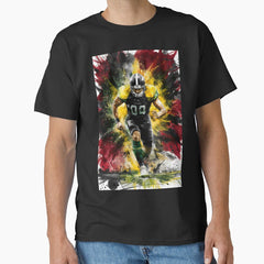 American football player. Running towards victory. Classic T-Shirt