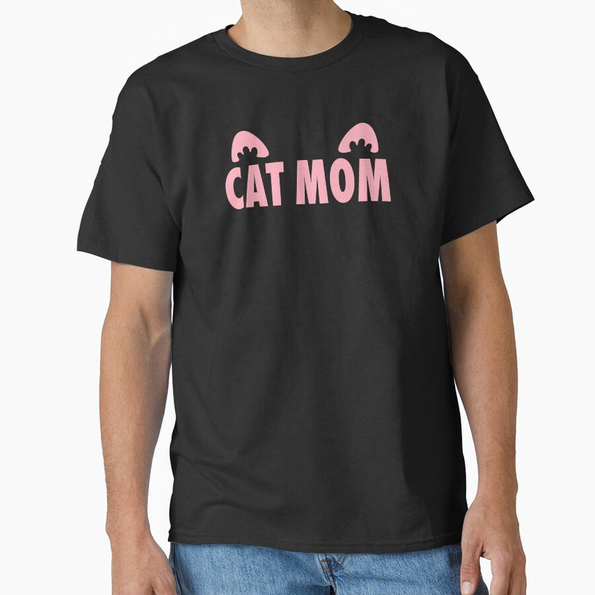 Cat Mom Cute Kitten ears Classic T-Shirt