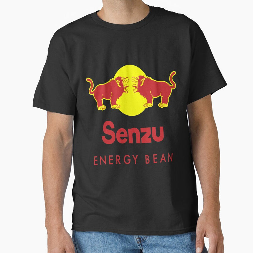 Senzu Bean Energy Drink Anime Funny Nerdy Classic T-Shirt