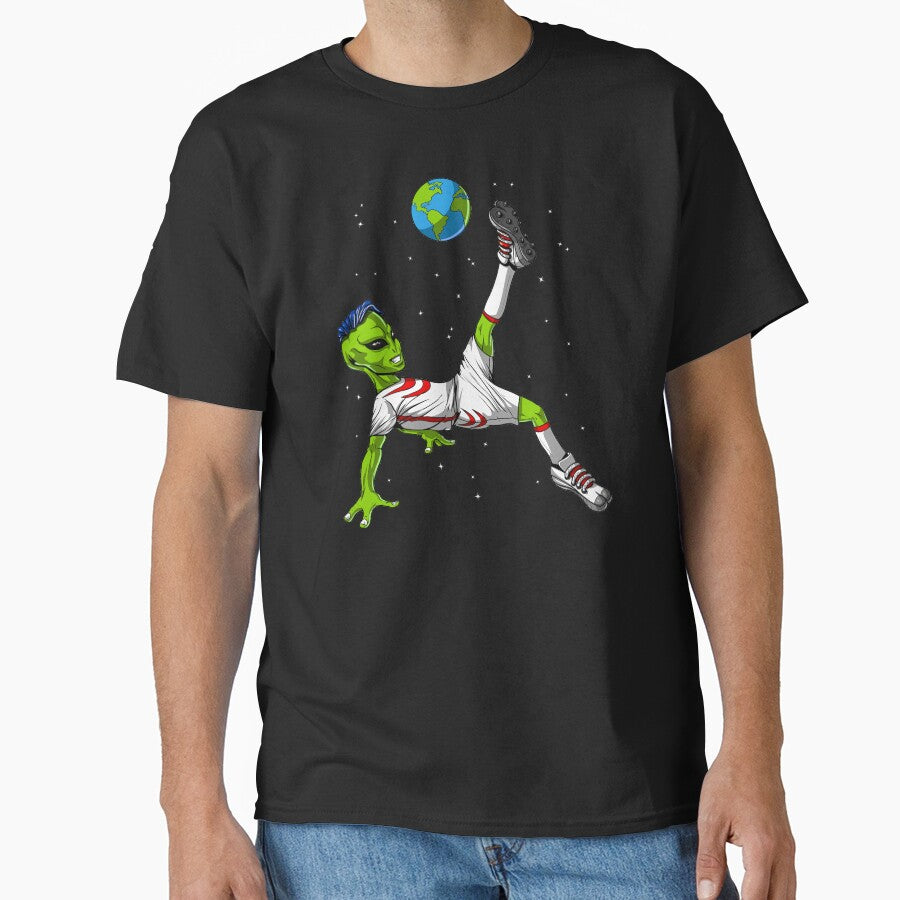 Alien Soccer Player Classic T-Shirt