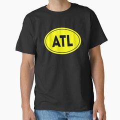 Atl Atlanta Airport Code Flying Travel And Pilot Souvenir Classic T Shirt