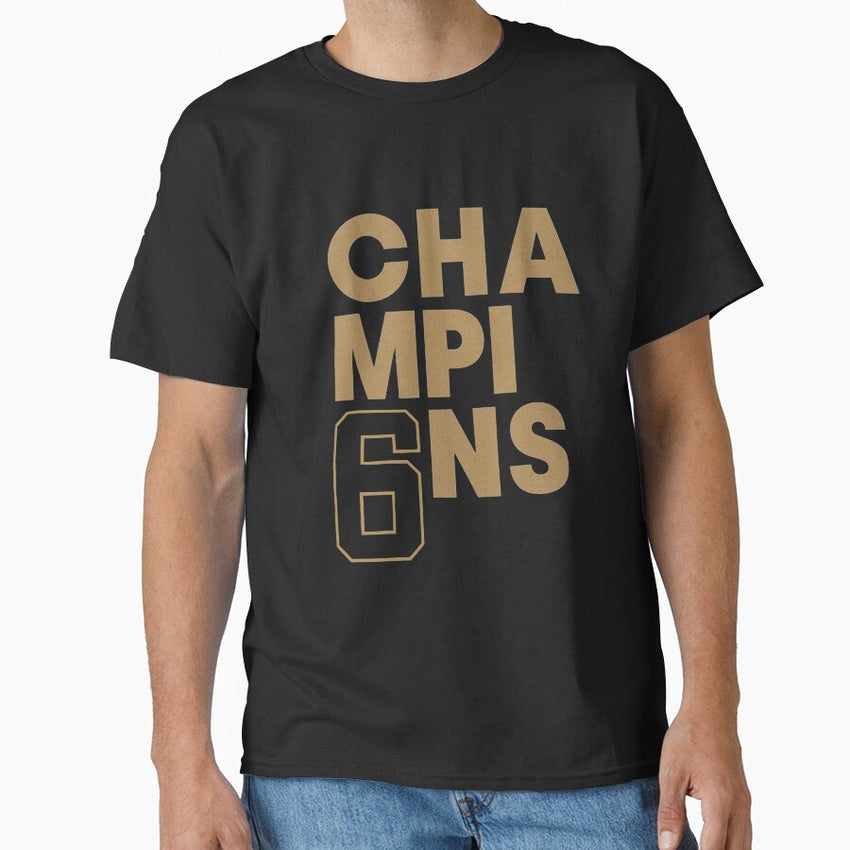 6 World Champions Classic T Shirt