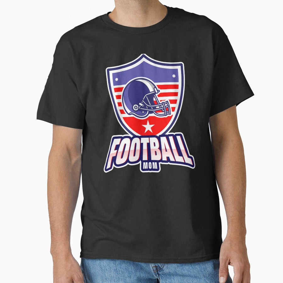 American Football Mom- Soccer Team Player Classic T-Shirt