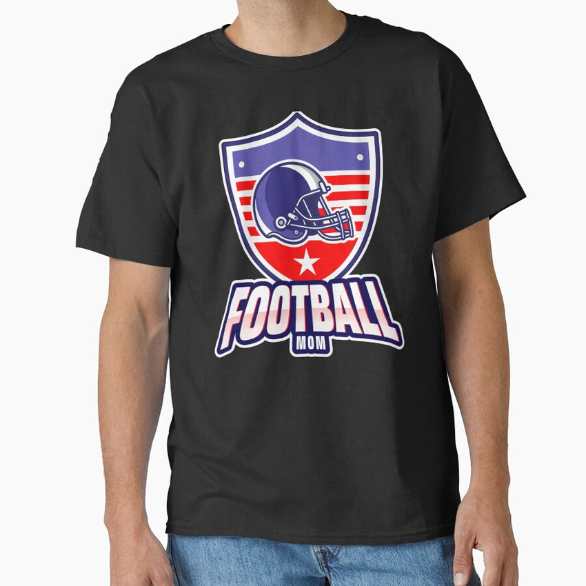 American Football Mom- Soccer Team Player Classic T-Shirt