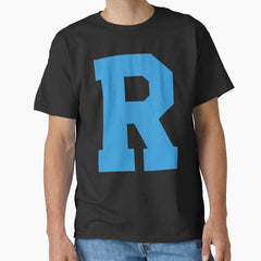 Alphabet, Blue R, Sports letter R Classic T-Shirt