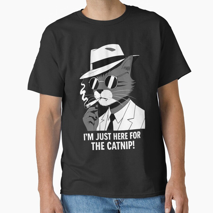Purr-fectly Honest - Im Here for the Catnip Classic T-Shirt