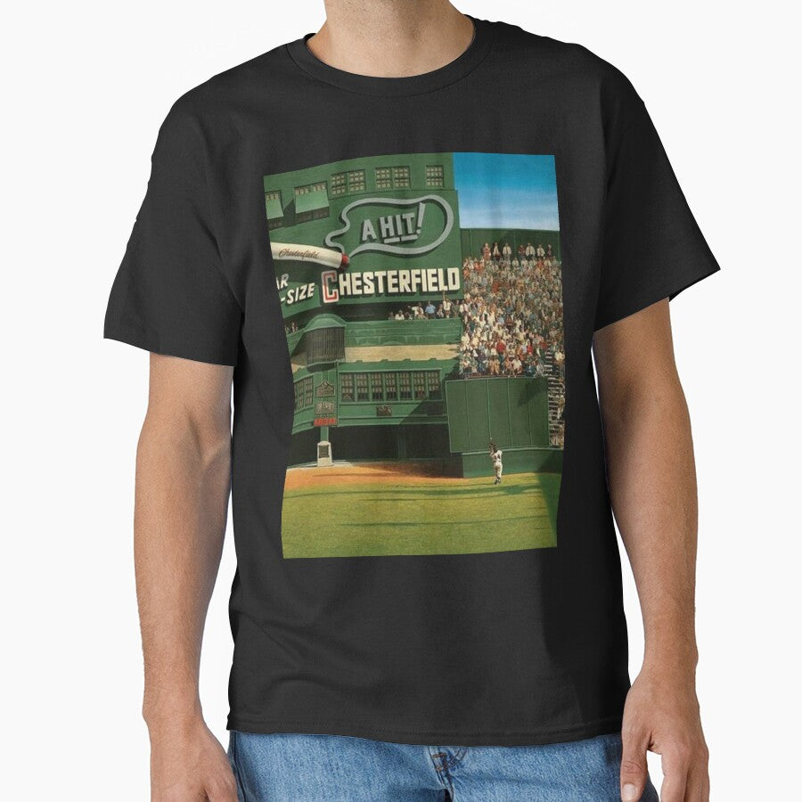 Baseball Art - Colorized ‘The Catch’ by Willie Mays Classic T-Shirt