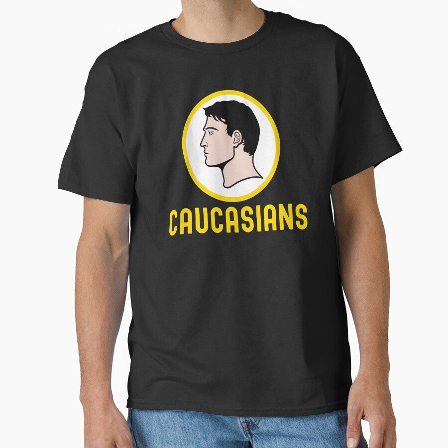 Caucasians Funny Vintage Caucasian Pride Classic T-Shirt