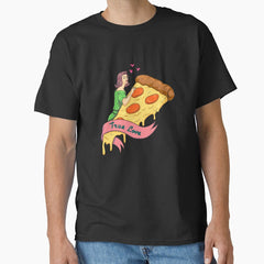 Pizza & Sexy Girl Classic T-Shirt