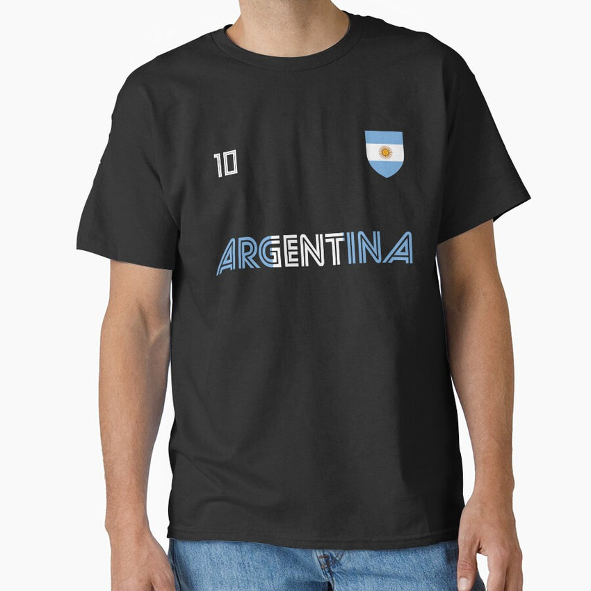 Argentina Soccer Team Argentinian Flag football fan Classic T-Shirt