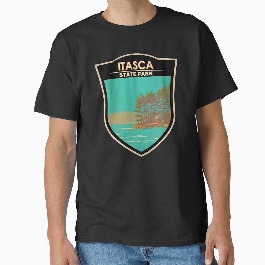 Itasca State Park Minnesota Vintage Badge Classic T-Shirt