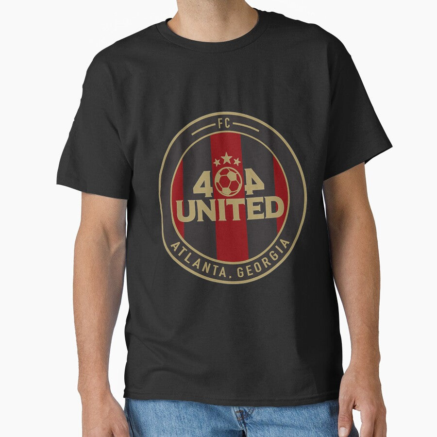 404 United Atlanta Soccer Fan Jersey Original Design Classic T Shirt