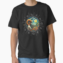 ZODIAC Aries - Astrological ARIRS - ARIRS - ZODIAC sign - Van Gogh style - 8 Classic T-Shirt