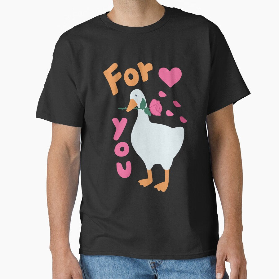 Goose Wants To Give You A Rose Classic T Shirt