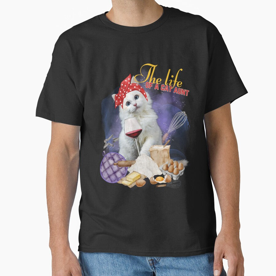 Cat Aunt Cat Lover Classic T-Shirt