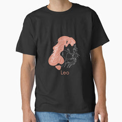 Leo Art, A Beautiful Gift For People Born Under The Leo Zodiac Sign Classic T-Shirt