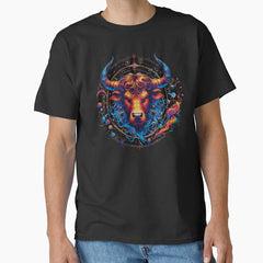 Taurus Zodiac Sign Bull Head Classic T-Shirt