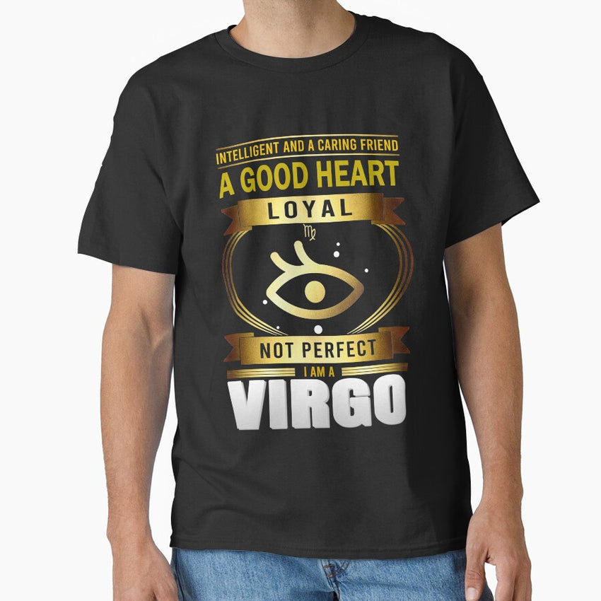 Golden Virgo Zodiac Sign Classic T-Shirt