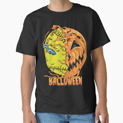 Balloween Baseball Halloween Classic T-Shirt