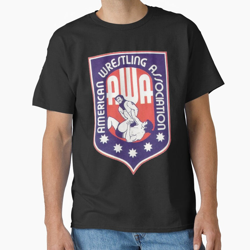 Awa American Wrestling Association Classic T Shirt
