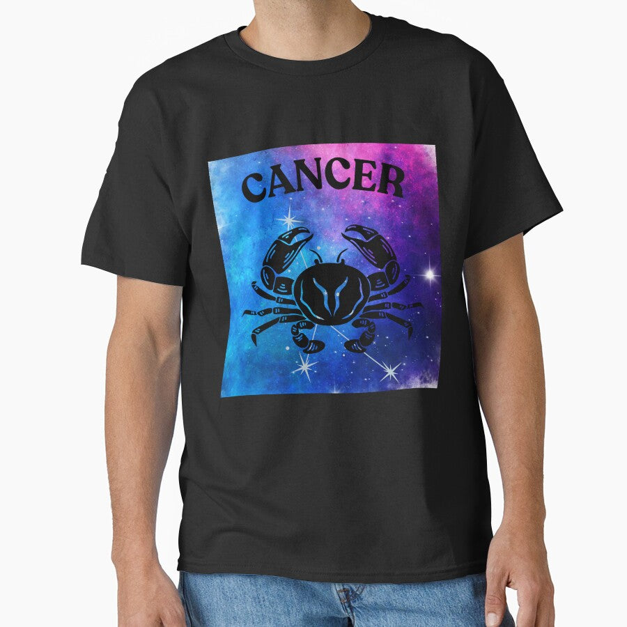 Zodiac Sign - Cancer Line Art Illustration Classic T-Shirt