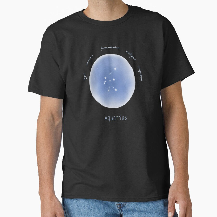 Aquarius, Zodiac Series Classic T-Shirt