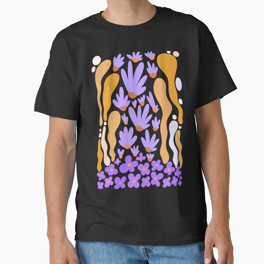 Groovy Garden Flowers of Love 5 Classic T-Shirt