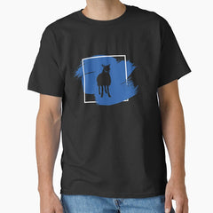 Schaf im Fensterrahmen Landwirtschaft Classic T-Shirt