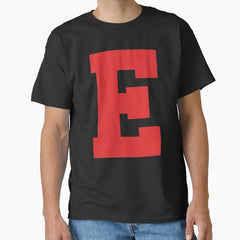 Alphabet, Red E, Sports letter E Classic T-Shirt