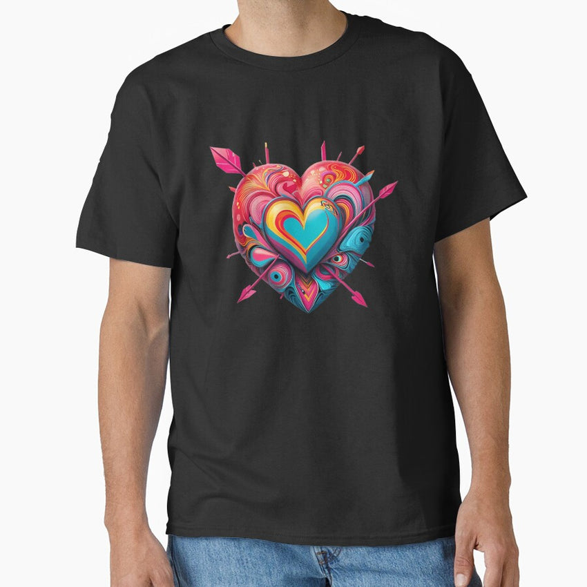 An Original Artistic Heart For Valentines Day Classic T Shirt