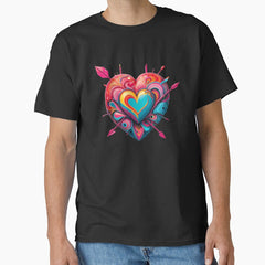 An Original Artistic Heart For Valentines Day Classic T Shirt