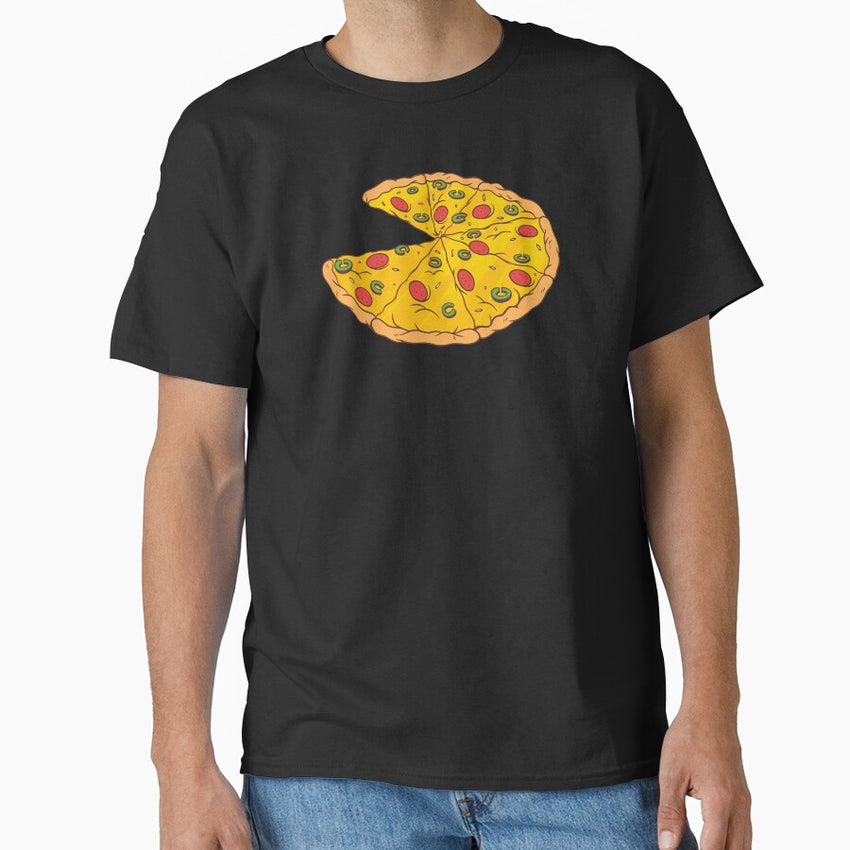 Funny Pizza Slice For Her And Him Matching Couples Classic T-Shirt
