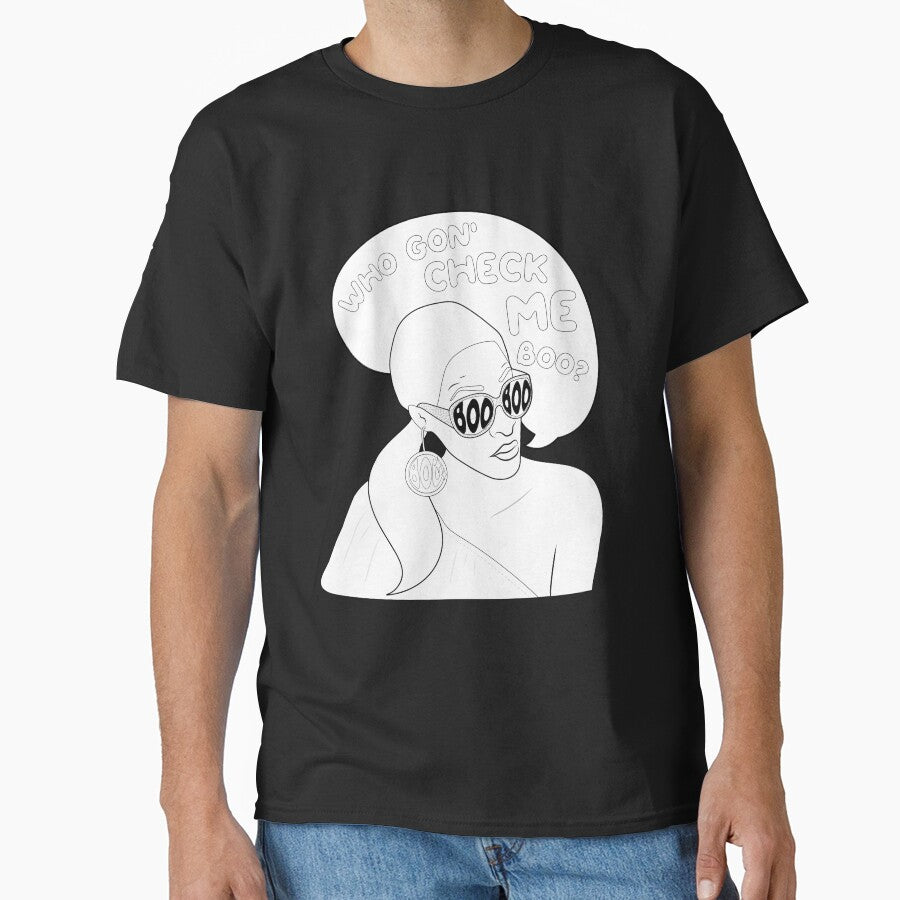 Real Housewives Of Atlanta Sheree Whitfield Who's Gon Check me Boo?? Classic T-Shirt