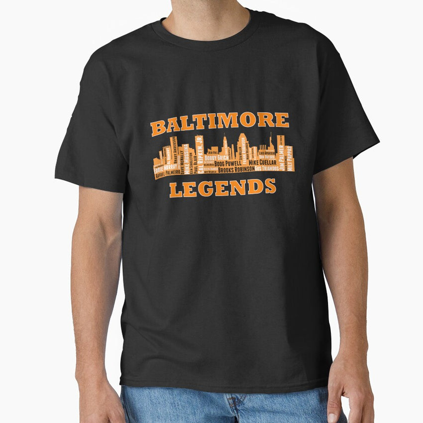 Baltimore Legends Skyline - Baseball Classic T-Shirt