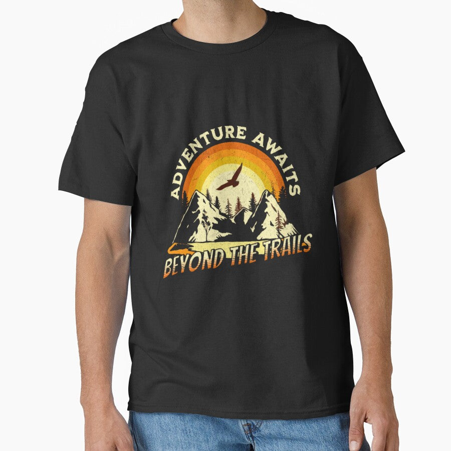Adventure Awaits Beyond The Trails Classic T Shirt