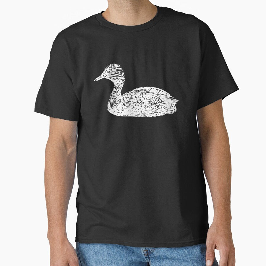 Hoary Headed Grebe White Design Classic T Shirt