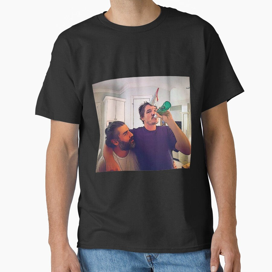 Pedro Pascal Oscar Isaac Cartoonized Classic T Shirt