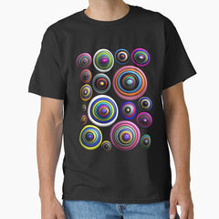 Color blobs hippie style Classic T-Shirt