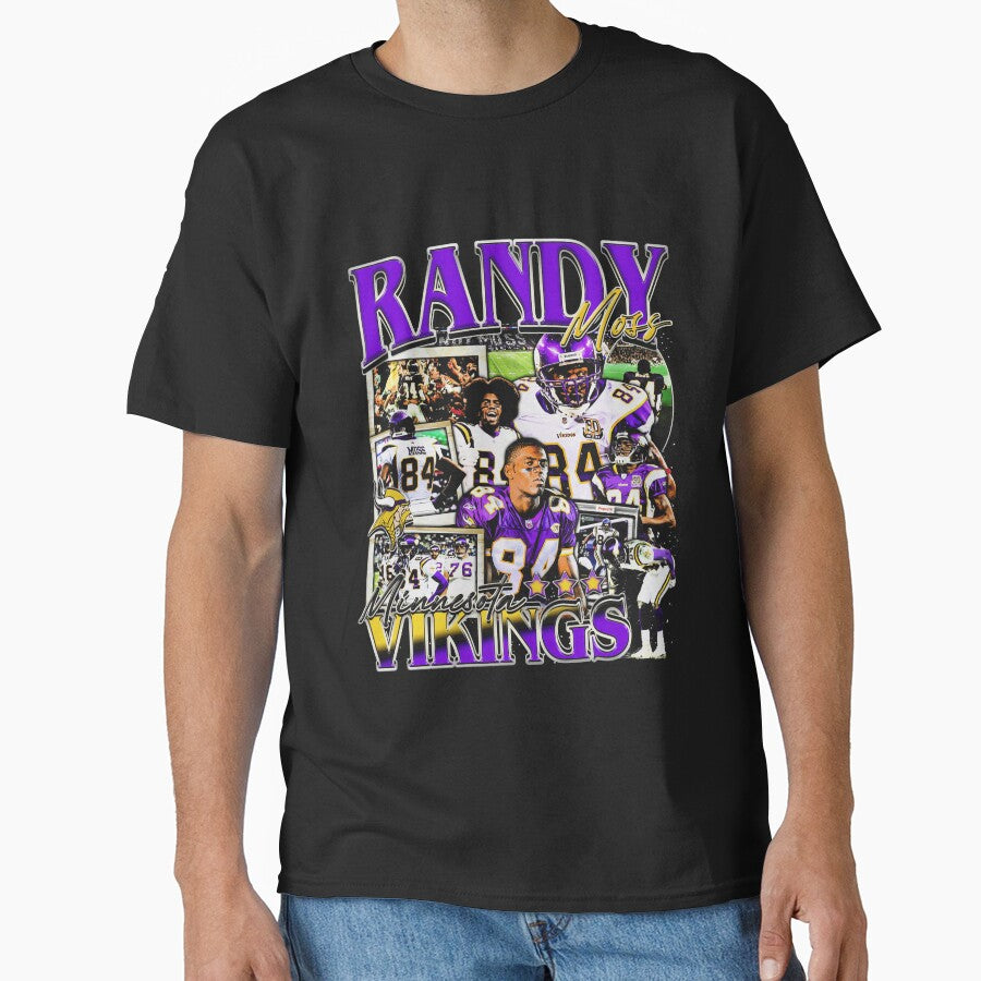 Randy Moss Vintage Bootleg Classic T-Shirt