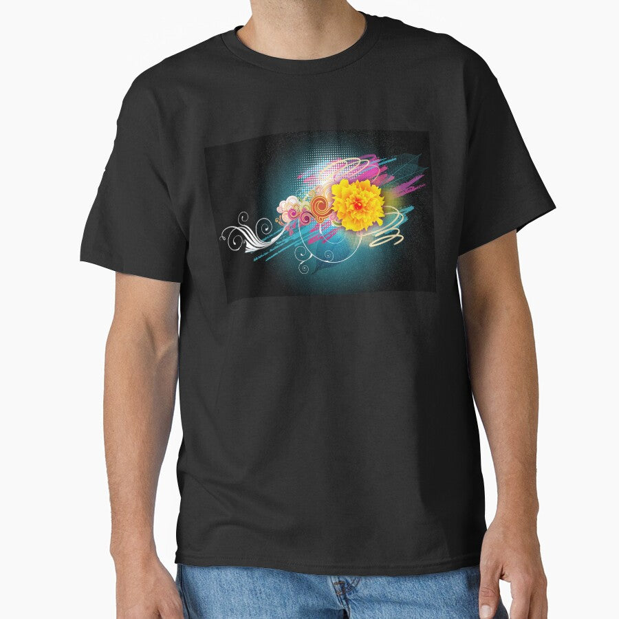 Flower Vector Classic T-Shirt