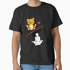 All I Need Is Love Yoga Cat Classic T Shirt