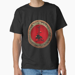 Chinese Zodiac - Year of the Ox on Black Velvet Classic T-Shirt