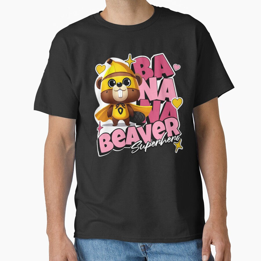 BANANA BEAVER SUPERHERO Classic T-Shirt