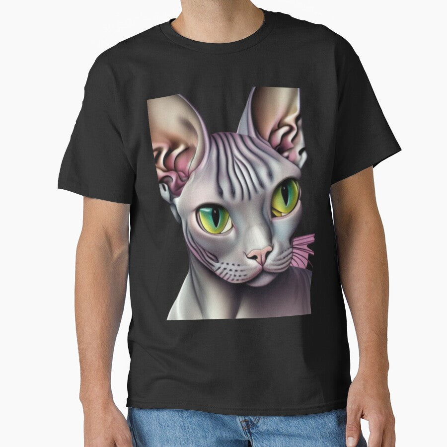 Sphynx Cat - Elegant Cute hairless Cat 1 Classic T-Shirt