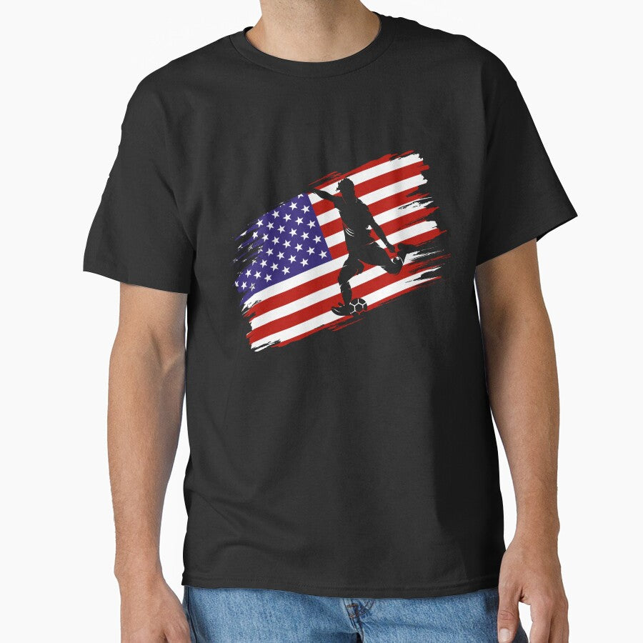 America Football Soccer Fan Jersey Classic T-Shirt