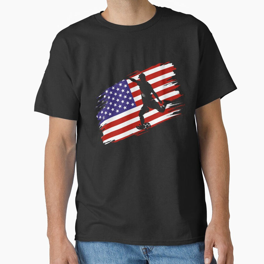 America Football Soccer Fan Jersey Classic T-Shirt